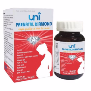 Viên Uống An Thai Giảm Nghén Uni Prenatal Diamond - Uni Pharma
