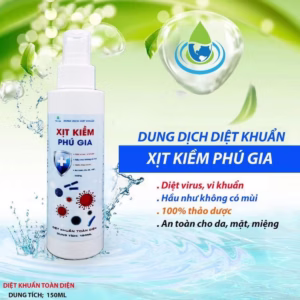 Xịt Kiềm Phú Gia 150Ml