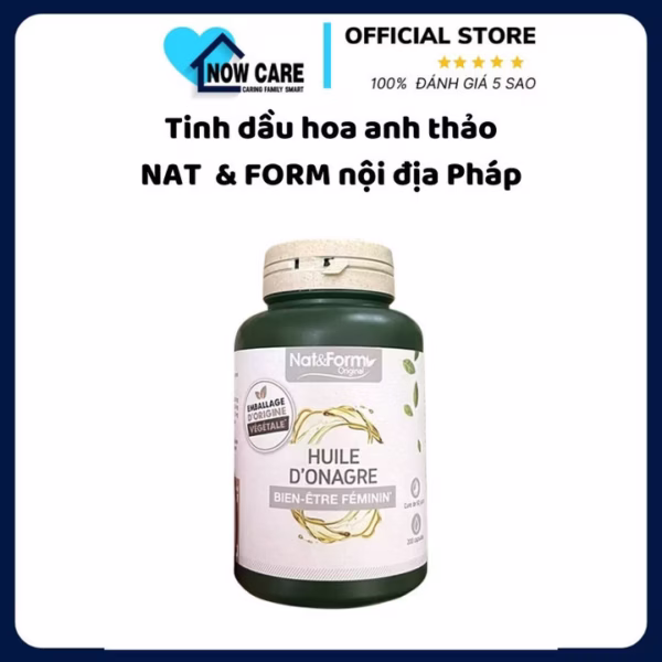 Tinh Dầu Hoa Anh Thảo Nội Địa Pháp - Nat & Form