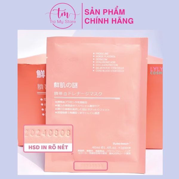 Mặt Nạ Nhau Thai Cừu Stem Cell Placenta 50 Miếng - Rwine Beauty