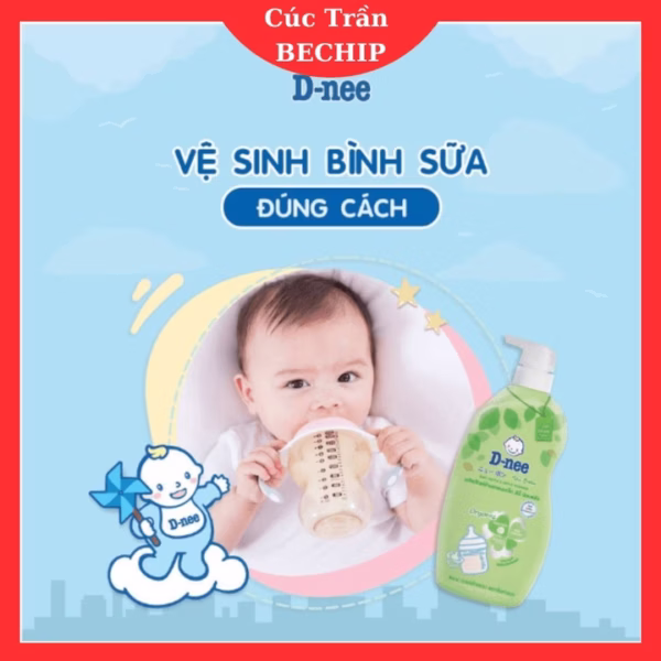 Nước Rửa Bình Sữa Dnee Organic Thái Lan Ctb503 - Bechip