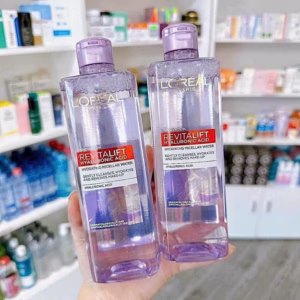 Nước Tẩy Trang L'Oreal Revita Lift Hyaluronic Acid Màu Tím 400Ml - Gdn