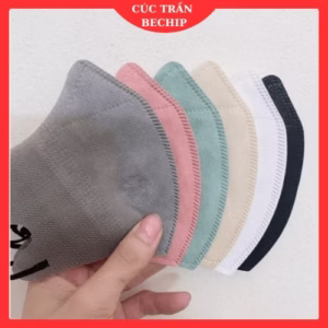 Combo 100 Cái Khẩu Trang 5D Túi Zip Nhiều Màu Duy Khánh Ctb337- Bechip