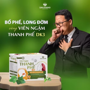 Viên Ngậm Thanh Phế Dk3 Hộp 10 Viên X 4 Vỉ- Dân Khang