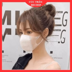 Combo 100 Cái Khẩu Y Tế 5D Màu Trắng Túi Zip Duy Khánh Ctb215 - Bechip
