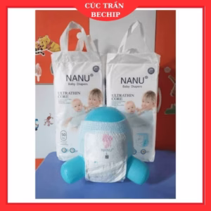 Túi 50 Miếng Bỉm Nanu Baby Cao Cấp Cho Bé Ctb211 - Bechip