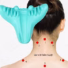 Gối Massage Bấm Huyệt, Nắn Chỉnh Cổ Vai Gáy Bằng Nhựa Mềm - Su - Ảnh 5