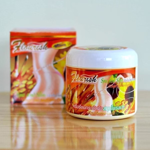 Kem Tan Mỡ Bụng Gừng Ớt Flourish Vitamin E Chuẩn Thái Chính Hãng 500Ml -Kt1