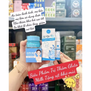 Kem Giảm Thâm Gluta Milk Tặng Xịt Cơ Thể Chính Hãng - Gdn