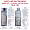 Nước Tẩy Trang L'Oreal Paris 3In1 Micellar Water 400Ml Dành Cho Da Dầu, Khô Chính Hãng - Gdn - Ảnh 5