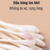 Tăm Bông Sơ Sinh Wai,Tăm Bông Thân Giấy 2 Đầu An Toàn Được Làm Từ Bông Tự Nhiên Hộp 200 Que 57123 - Lady'S Passion - Ảnh 8