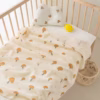 Chăn Hè Muslin 2 Lớp Cho Bé 100% Cotton Tự Nhiên Màu Vitage Nhẹ Nhàng, Vải Mềm Mại Thấm Hút Tốt 57108 - Lady'S Passion - Ảnh 5