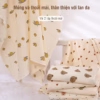 Chăn Hè Muslin 2 Lớp Cho Bé 100% Cotton Tự Nhiên Màu Vitage Nhẹ Nhàng, Vải Mềm Mại Thấm Hút Tốt 57108 - Lady'S Passion - Ảnh 12