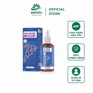 Xịt Bách Linh Diệu Santafa - Hỗ Trợ Giảm Đau, Giảm Tê Bì Chi Nhanh Chóng - Chai 15Ml - Santafa