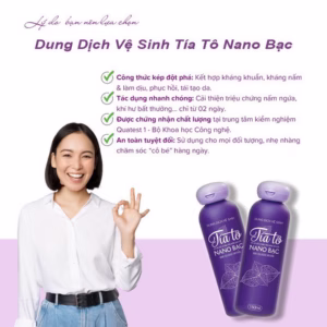 Dung Dịch Vệ Sinh Phụ Nữ Tía Tô Nano Bạc Hà 150Ml - Gdn
