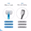 Bàn Chải Đánh Răng Trẻ Em Cải Tiến 3 Mặt Hiệu Quả Làm Sạch Cao, Lông Chải Silicon Mềm Dễ Chịu 64528 - Lady'S Passion - Ảnh 7
