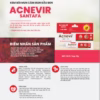 Kem Giảm Mụn Cám Mụn Đầu Đen Acnevir Santafa Tuýp 15Gr - Santafa - Ảnh 3