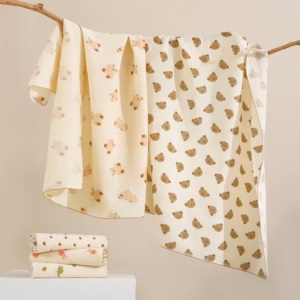 Khăn Tắm Muslin 4 Lớp Cho Bé Siêu Mềm Mại, Siêu Thấm, Không Xù, Không Xổ Lông 100% Cotton Cao Cấp 56190 - Lady'S Passion