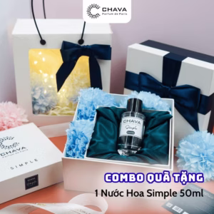 [Combo Quà Tặng] 1 Nước Hoa Simple 50Ml - Chava