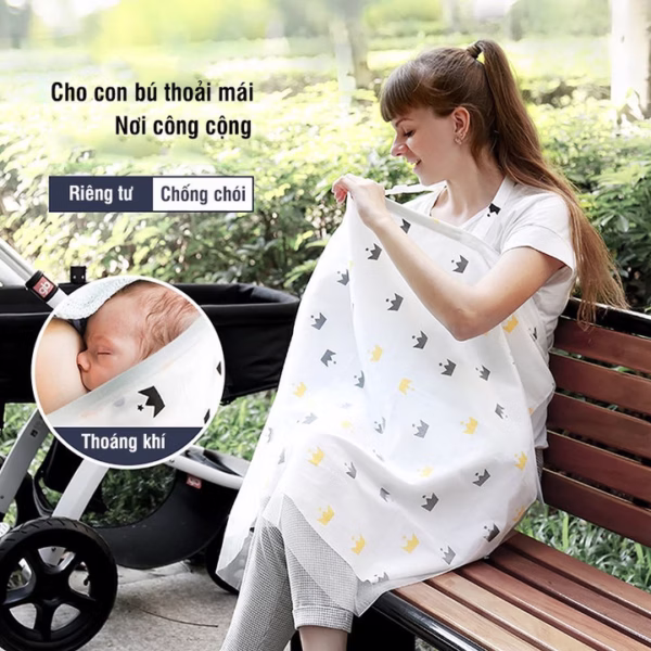 Khăn Choàng Che Cho Con Bú Loại Cải Tiến 55730 - Lady'S Passion