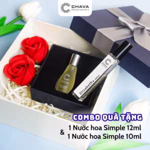 [Combo Quà Tặng] 1 Nước Hoa Simple 12Ml + 1 Nước Hoa Simple 10Ml - Chava