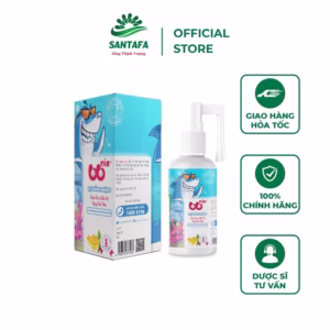 Xịt Phòng Sâu Răng Bổ Sung Fluor Giúp Răng Chắc Khỏe Bbnie - Chai 30Gr - Santafa