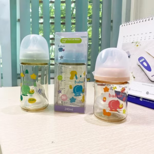 Bình Sữa Ppsu Cho Bé Babuu Nắp Khoét 240Ml 56732 - Lady'S Passion