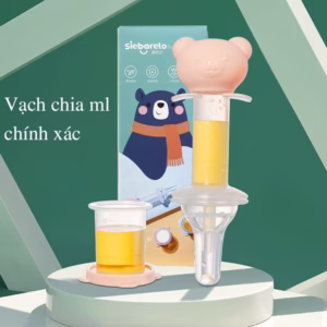 Ống Bón Thuốc Ống Bón Sữa Cho Bé Silicon Gấu Siebarelo 56750 - Lady'S Passion