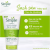 Sữa Rửa Mặt Simple 150Ml Lành Tính Dịu Nhẹ Cho Da Nhạy Cảm/Da Dầu Mụn - Gdn - Ảnh 5