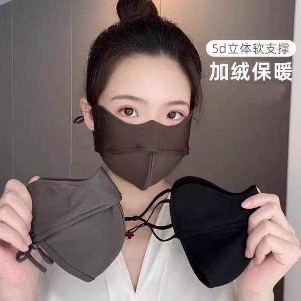 Khẩu Trang Nữ Vải Lụa Thoáng Khí Chống Tia Uv Mặt Nạ Bảo Vệ Da Ngoài Trời Tránh Nắng Upf 50+ - Su Clothing