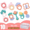 Đồ Chơi Xúc Xắc Gặm Nướu Silicon Baby Rattle 10 Chi Tiết 55360 - Lady'S Passion - Ảnh 7