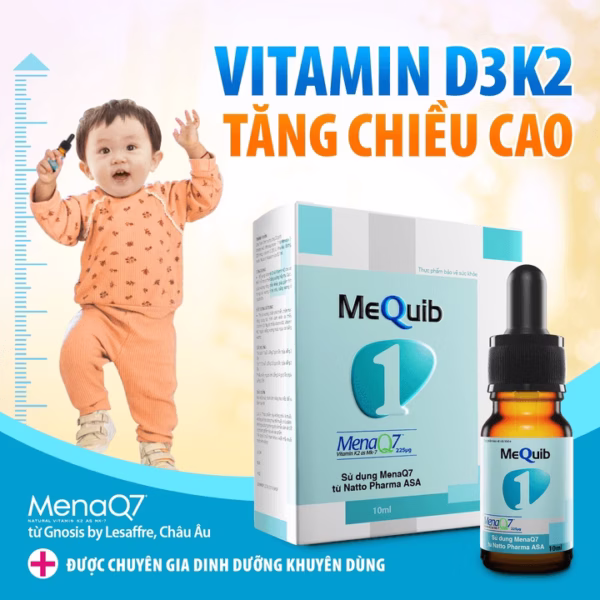 Vitamin D3 K2 (Mk7) Mequib 1 - Mequib