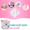 Khăn Xô Sữa Cho Bé In Hoa Gói 10 Chiếc 82308 - Lady'S Passion - Ảnh 2