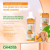 Dung Dịch Vệ Sinh Phụ Nữ Tinh Chất Nghệ Caniziss Khử Mùi, Giảm Ngứa, Làm Sạch Nhẹ Nhàng, Cân Bằng Độ Ph Vùng Kín Chai 120Ml - Ảnh 2