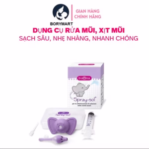Rửa Mũi Tai Voi Buona Spray - Sol, Dụng Cụ Xịt Rửa Mũi Chuyên Dụng Cho Trẻ Em