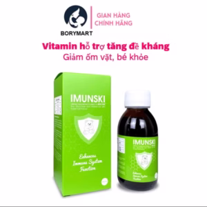 Vitamin Imunski Hỗ Trợ Tăng Đề Kháng Cho Bé, Bổ Sung Epicor, Vitamin D3 Và Kẽm 10Ml