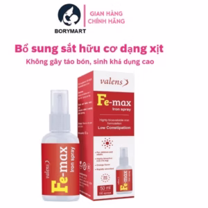 Fe Max Sắt Dạng Xịt, Ngừa Thiếu Máu Do Thiếu Sắt Cho Mẹ Và Bé