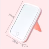 Gương Led Để Bàn Hình Chữ Nhật Dùng Pin Siêu Xinh - Ảnh 2