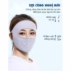 Khẩu Trang Vải Thun Lạnh Kín Mặt Chống Tia Uv. Chống Nắng Upf 50+ -- Shop Mẹ Bống - Ảnh 4