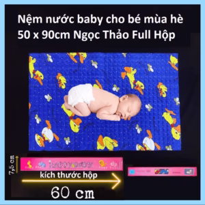Nệm Nước Baby Cho Bé Mùa Hè 50X90Cm - Gdn