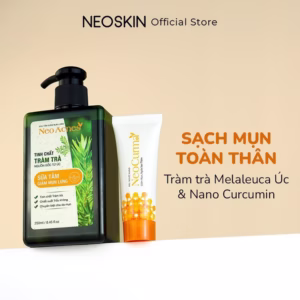 [Combo 2 Sản Phẩm] Sữa Tắm Giảm Mụn Lưng Thiên Nhiên Neoacnes 250Ml & Gel Nghệ Giảm Thâm Mụn Neocumar
