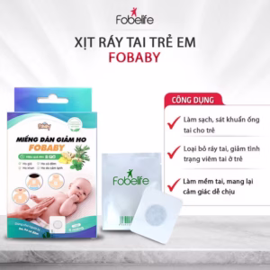Miếng Dán Giảm Ho Fobaby Cho Bé - Fobelife