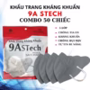 Combo 50 Chiếc Khẩu Trang 9A Stech Siêu Chống Nắng Thiết Kế Dày Dặn Kiểu Dáng Rộng Rãi Ôm Trọn Mặt - Gdn - Ảnh 3