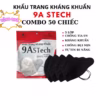 Combo 50 Chiếc Khẩu Trang 9A Stech Siêu Chống Nắng Thiết Kế Dày Dặn Kiểu Dáng Rộng Rãi Ôm Trọn Mặt - Gdn - Ảnh 4