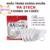 Combo 50 Chiếc Khẩu Trang 9A Stech Siêu Chống Nắng Thiết Kế Dày Dặn Kiểu Dáng Rộng Rãi Ôm Trọn Mặt - Gdn - Ảnh 6