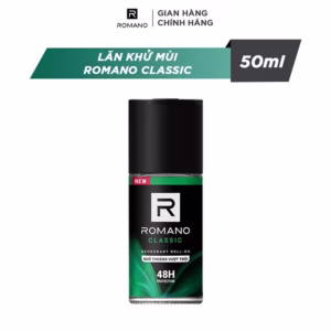 Lăn Khử Mùi Romano Classic 50Ml