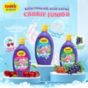Combo 2 Sữa Tắm Gội Cho Bé Carrie Junior Chiết Xuất Trái Cây Thiên Nhiên Tính Chất Sữa 280G - Ảnh 2