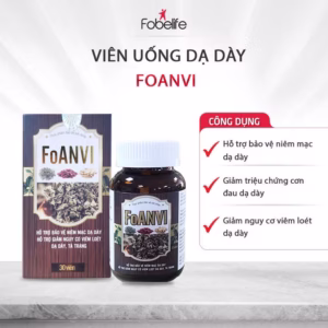 Viên Uống Bảo Vệ Dạ Dày Foanvi Giúp Giảm Bảo Vệ Và Hỗ Trợ Giảm Viêm Loét Dạ Dày - Fobelife