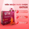 Viên Ngậm Thảo Mộc Bạc Hà Getux The Mát Giảm Đau Họng - Genat - Ảnh 2