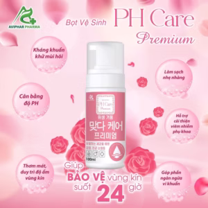 Comb0 10 Chai Bọt Vệ Sinh Phụ Nữ Ph Care Premium Giúp Khử Mùi, Giảm Ngứa, Chống Viêm 100Ml - Dược Phẩm Aviphar